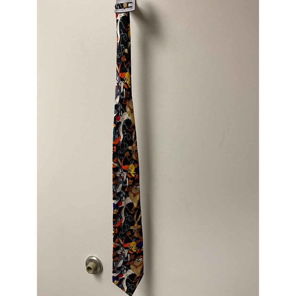 1994 Looney Tunes Mania Men's Tie 100% Silk